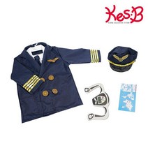 캐스B플레이 역할의상 파일럿 역할옷 역할복 직업 연극 역할놀이 파일럿 비행기