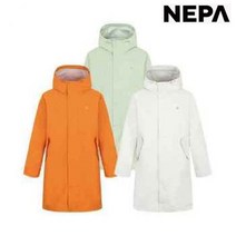 네파(공용) NC일산 등 부분 메쉬 소재를 적용한 벤틸레이션 기능으로 통기성 기능 강화한 레인 코트 7JG0561A_NI, EGGSHELL(E03), 1개