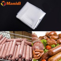 Manidi Manidi초퍼 다진 고기기 소시지 살라미 핫도그 케이싱용 60mm * 2m 식품급 껍데기, 101452m 60mm