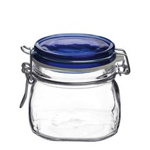보르미올리로코 피도 블루 500ml 유리병 밀폐용기 저장 캐닝자