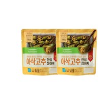 풀무원 [반듯한식]아삭고추 한입장아찌 (300g)X2개 [우리집영양식] [깔끔한맛], 15셋트