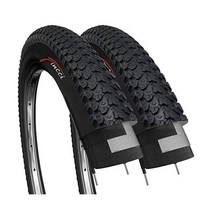핀치 페어 26 x 2.125인치 접이식 자전거 타이어 MTB 산악 하이브리드 자전거용 57-559 - 26x2.125 타이어 팩