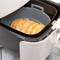 세척이 간편한 국내산 실리콘 에어프라이어 내열 용기, 그레이, 1개