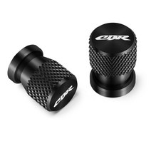 혼다 CBR 125R 600 F4i 650F/R 1100XX cbr 954 RR 범용 오토바이 액세서리 휠 타이어 밸브 캡 커버, 05 Black