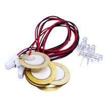 과학수업용 압력 진동 LED 압전소자 5개 창작교실 놀이과학 실습수업 체험