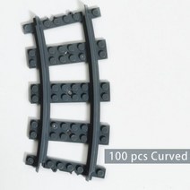 테크닉 호환 중국레고 Ausii도시 기차 모델 빌딩 블록 왜건 화물 운송 여객 기차역 레일 트랙 기관차 건설 완구, 100Wan