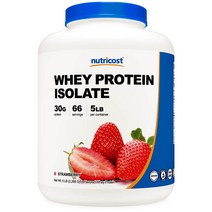 웨이 프로틴 아이솔레이트 5lb 딸기 밀크쉐이크맛 1병, 1개, 단품, 단품