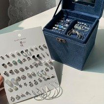 쿨톤귀걸이 30set 작은 블랙귀걸이 랜덤디자인