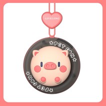 넥밴드선풍기 usb 미니 휴대용 휴대 야외운동 충전식 편리한 학생기숙사, T01-핑크