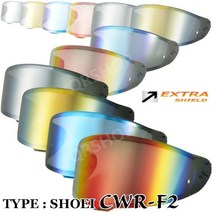 쇼에이 SHOEI CWR-F2 엑스트라 쉴드 EXTRA Z-8 일본 순정 정품, 쇼에이 쉴드 CWR-F2 블루