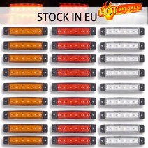 산업용 지게차 표시 경고등 교통 비상 램프자동차 외부 조명 12v24v led 6 흰색, 흰색(12v), 30개