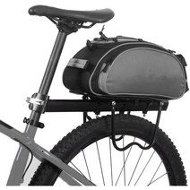 ANKRIC 자전거 투어백 짐받이 가방 산악 자전거 자전거 다기능 선반 가방, 블랙