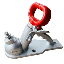 캠핑 트레일러 부품 호주 50mm 볼 헤드 2 홀 3 홀 4 홀 캐스트 강판 연결 커플러 돔 커버, 3개의 구멍, 3개의 구멍