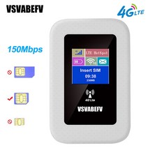 포켓 와이파이 해외여행 필수품 휴대용 usb 미니 4g 핫스팟 라우터 라우터 카드 슬롯, 흰색 버전 3