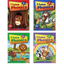 I LOVE Phonics 1 2 3 4, 아이러브파닉스 4