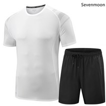 Sevenmoon 남성 세트 쿨원단 트레이닝 세트