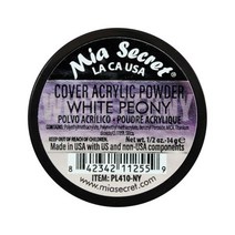 미아 시크릿 커버 화이트 모란 아크릴 파우더 1/2oz | 1oz 2oz 4oz 8oz, Cover White Peony 1/2 oz