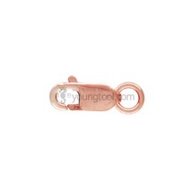 14K 핑크 골드필드 붕어+ㅇ링 장식 10.5 mm 1개입, 단품