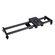 40cm 4 베어링 DSLR 슬라이더 레일 트랙 시스템 비디오 안정기 추적기, 블랙 블루, 탄소 섬유