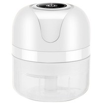 100ml 전기 마늘 Masher 야채 칠리 고기 견고한 커터 USB 충전 Masher 기계 주방 가제트, 하나, 하얀