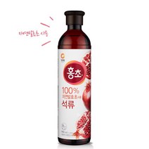 청정원 홍초 100% 자연발효초 사용 석류, 10개, 900ml