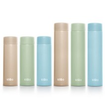 (2개세트)클리나 보온보냉 스텐 포켓 미니 텀블러 200ml, 클리나 텀블러:01.포켓 미니 200ml/블루 1+1, 단품