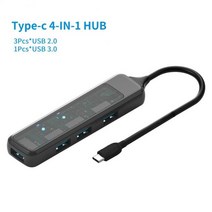 썬더볼트 독 서피스독 ryra 4 in 1 usb3.0 허브 tf sd 카드 판 기 멀티 포트 분배기 어댑터 도킹 스테이션 usb 유형 c 허브 유용한 익스텐더 pc 노트북