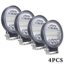 저렴한 오토바이 헤드 라이트 SUV 작업 스포트 모토 안개등 스쿠터 스포트라이트 화이트 슈퍼 24 LED 6500k, 01 WHITE, 03 4PCS 24LED