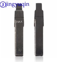 Jingyuqin 31 HAA HU66 블레이드 원격 접는 Flid 빈 키 포경 블레이드 Vw Passat Bora Skoda Seattle For Audi A6 자동차 키