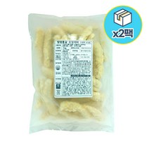 탱탱 통살 오징어튀김 1kg x 2개 분식집 튀김