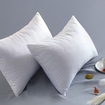 네모라인 지퍼형 엠보극세사 베개솜 2p, 화이트