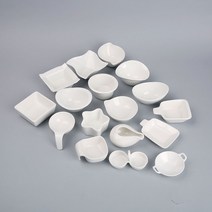 종지 미디움/스몰사이즈 도자기종지와 핑거푸드용 종지 업소용, M04_이슬종지, 1size