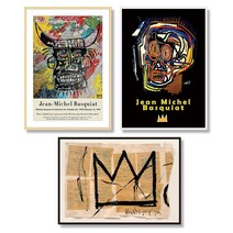 장 미쉘 바스키아 그림액자 A3 알루미늄프레임 Jean Michel Basquiat 인테리어그림 인테리어액자 인테리어소품, 그림 A062, 1-올리브골드