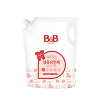 비앤비 섬유유연제 자스민 앤 로즈 리필, 1800ml, 1개