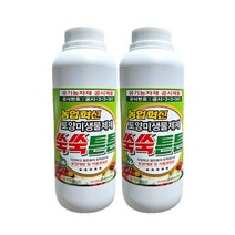 농사친구 쑥쑥튼튼 친환경 토양 미생물 비료 개량제, 2L, 2000ml, 1개