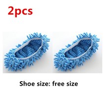 물걸레 청소기 무선 2pcs 걸레 신발 커버 바닥 청소를위한 이동식 빨 링 걸레 청소 수건 주방 청소, 협력사, 푸른