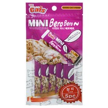 [더캣츠] 미니베로베로 (참치맛 10g x 5P) 고양이 츄루간식, 단품