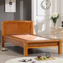 전국무료배송[현대의료기] 1099S 싱글 한지본적토 흙침대, 브라운