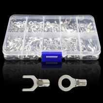 PG 단자 슬리브 동관 압착 케이블 터미널 와이어 커넥터 전선 접속 세트 수축튜브 포함