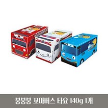 [에이치플러스몰] 붕붕붕 꼬마버스 타요 140g 1개 과자 간식, 상세 설명 참조
