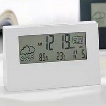 윈지커머스_221102 [WINZI_몰] 화덕온도계 온도측정 습구온도계 온도측정계, 디지털 LCD 탁상시계 온도습계, JMOC_단일옵션