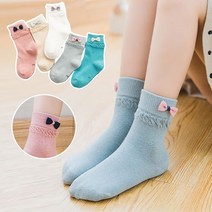 제이셀 A46 유아여아아동 프린센스리본짱 발목 양말 5켤레 세트