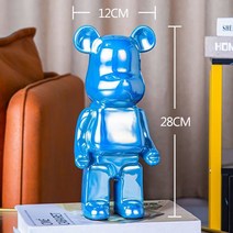 위스키장 양주장 술장 진열장 보관함 Bear brick동상 책상 침실 가정 용 럭셔리 거실 인형 인테리어, [26] Bear Height 28CM