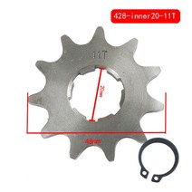 428 20mm 10T-19T KAYO BSE SSR SDG 먼지 핏 자전거 ATV 쿼드 고 카트 바이크 오토바이 버기 스쿠터 용 프론트 엔진 스프로킷, [01] 11T