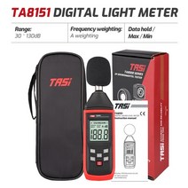 tasi ta8152b 디지털 사운드 레벨 미터 소음 측정기 usb 데이터 접촉 lcd 디스플레이 40 130db 테스터 볼륨 데시벨 측정, ta8151(가중