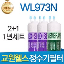교원웰스 WL973N 고품질 정수기 필터 호환 전체세트, 선택2 - 1년관리세트(2+1=3개)