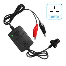 차량용 12V 1300Ma 스마트 배터리 충전기 봉인된 납산 충전용 트럭 오토바이 전기 장난감 Eu 미국 호주 영국 플러그, UK Plug