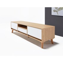 드라마협찬 북유럽 우드 TV 거실 수납장(150cm 4컬러) 고급 안방 엔틱 목재, 1500_아카백