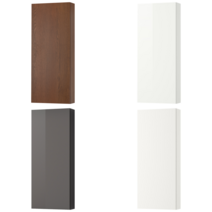 이케아 욕실 벽수납장 GODMORGON 고드모르곤 벽수납장+도어1 브라운스테인 물푸레무늬 40x14x96 cm