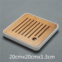 전통 원목 다도 차판 차 트레이 천연 대나무 물 저장 보드 중국어 쿵푸 세트 풍경, 22